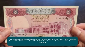 انخفاض كبير.. سعر صرف الدينار العراقي يتراجع بنهاية الأسبوع وتأثيراته على الاقتصاد